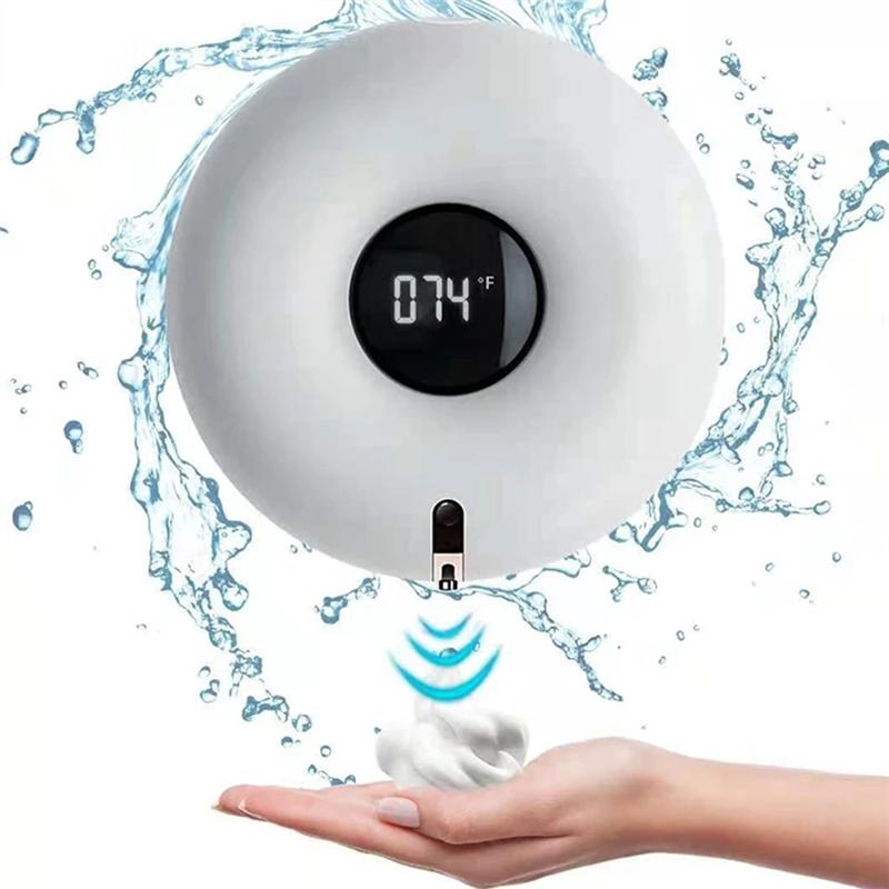A96I-Automatic Foam Soap Dispenser Wall Mounted 300Ml Touchless Hand Sanitizer Bathroom Home Accessories