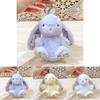 Rabbit Plush Keyring With Embroidered Flowers For Collectible Fashion Accessories