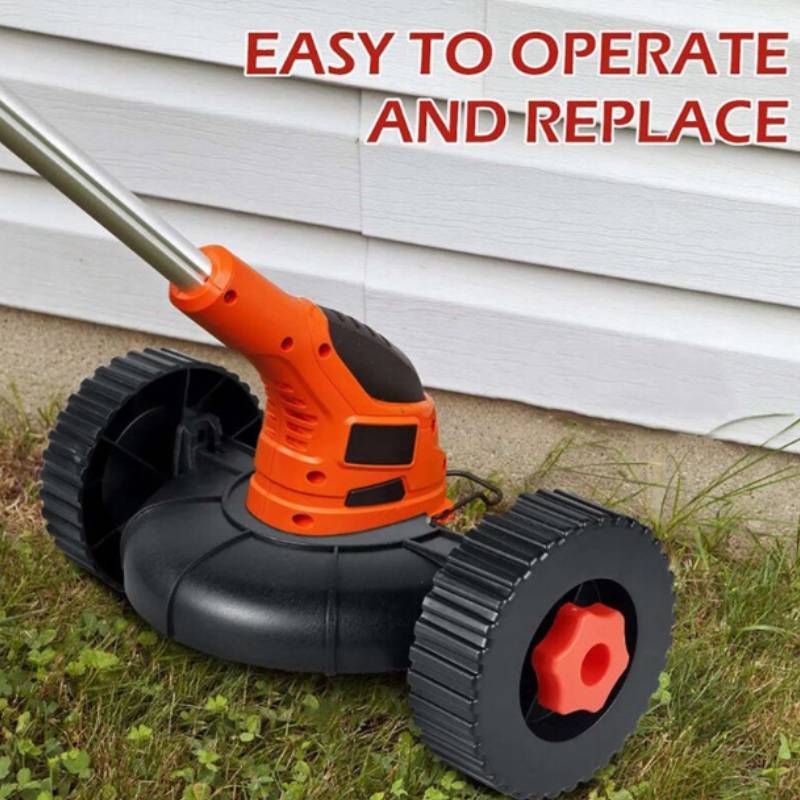 Support Wheel For Lawn Trimmer With Stable Balance And Easy Installation For Garden Maintenance