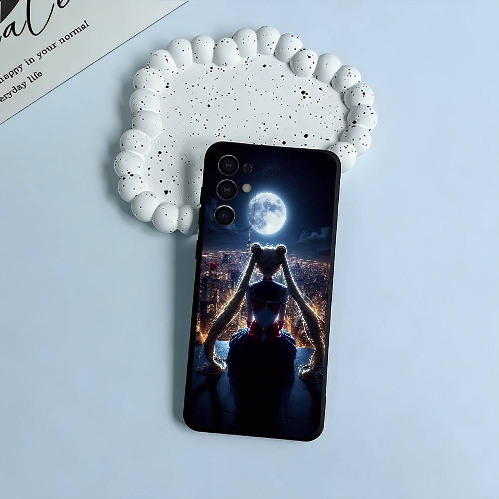 

Sailor M-Moon-Usagi Tsukino Soft Silicone Case for Samsung S25, S24, S21, S22, S23, S30, Ultra, S20, Plus, FE, Lite-Black Samsung S21fe