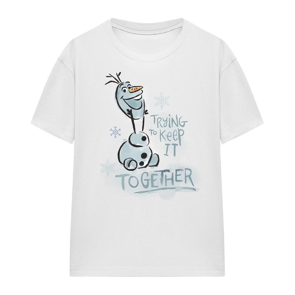 Frozen Womens/Ladies Trying To Keep It Together Olaf T-Shirt