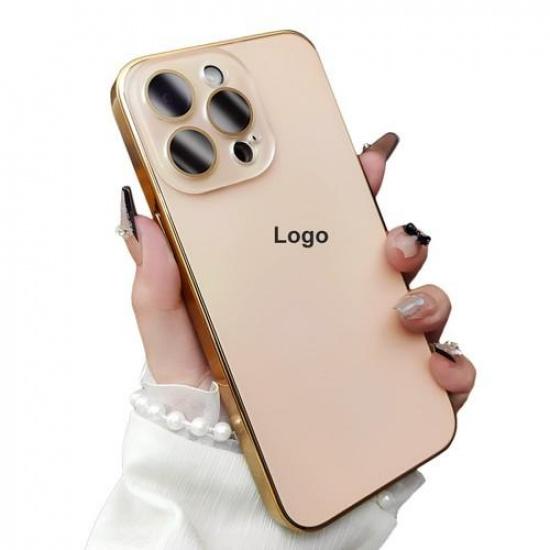 Für iPhone 17 Pro Max 16 15 14 13 12 Luxuriöse Galvanisierte Einfarbige Handyhülle Vollständige Abdeckung Linse Sturzsichere Premium Schutzhülle