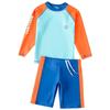 Kids' Split Swimsuit: Boys' Swimwear with Sun Protection - Trunks and Top for Swimming and Hot Springs