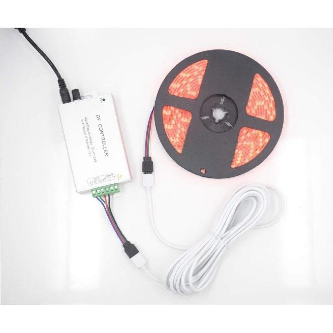 2pcs 1m 3.3ft RGB LED Strip Extension Cable 4 Pin LED Tape Extension Cord LED Ribbon Connection Cable LED Rope Connector Wire 4-Pin Adapter Plug for