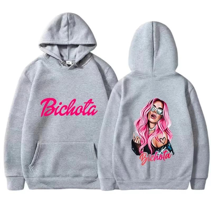 

Осень Зима Karol G Bicotta Женское Худи Мужское Хип-Хоп Худи Mañana Será Bonito С Длинным Рукавом Y2K Толстовка 3XL