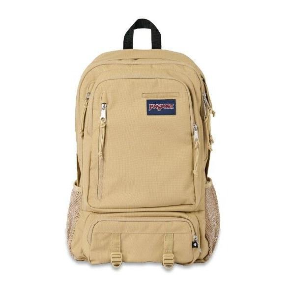 Japan Exclusive Official JANSPORT Backpack ENVOY - TRAVERTINE JS0A86ES7R5 Beige Brown Large Capacity Daypack Day Bag Mens Womens Unisex Laptop Student