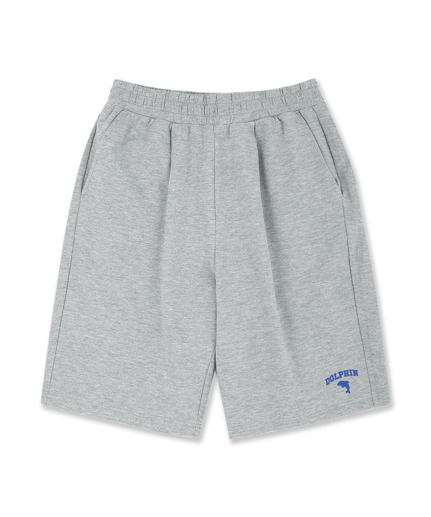 DOLPHIN WAVE APPAREL [Set] Dolphin Arch Logo Short Sleeve T-Shirt + Single Pleat Sweat Shorts (Type B)