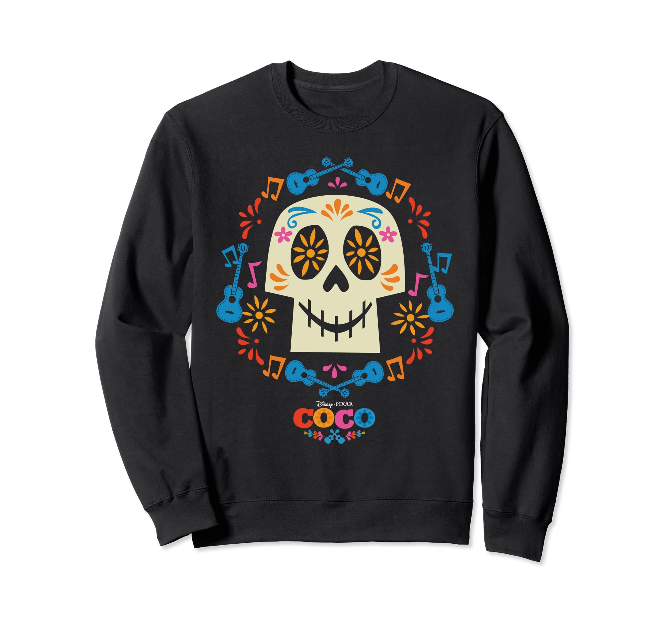 

Disney and Pixar s Coco Papel Picado Sugar Skull Sweatshirt