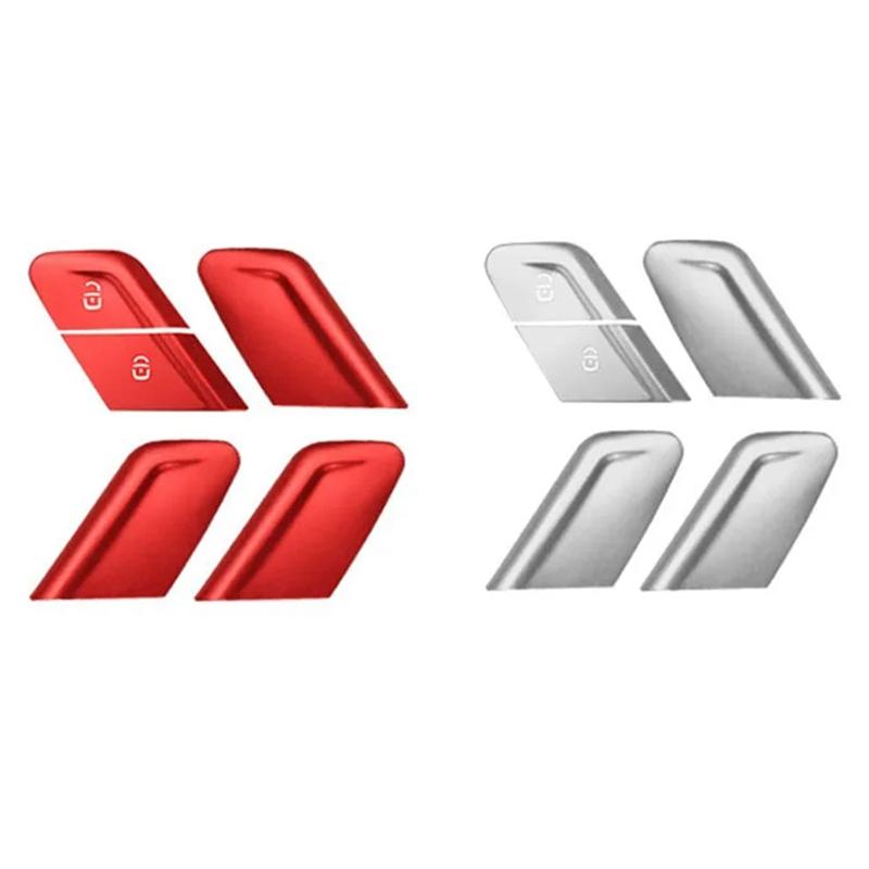 Adesivo Decorativo Pulsante Interruttore Serratura Porta Interna Auto Per Mercedes-Benz Classe C E GLC W206 C200 C260 C300 W214 X254 22-24 Ricambi