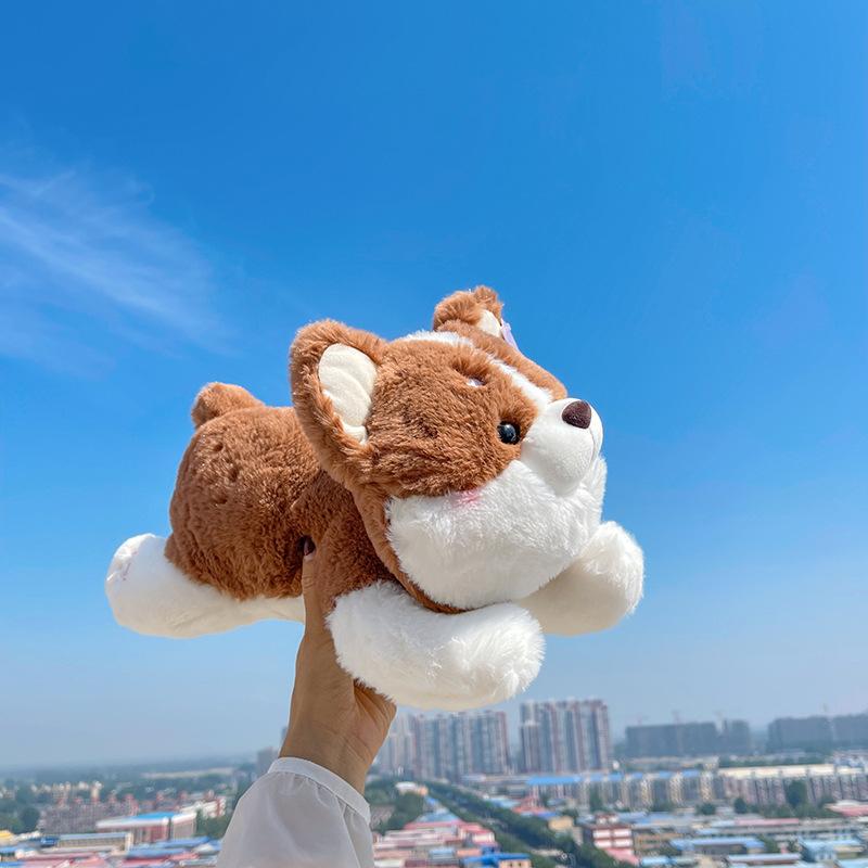 Cute Party Style Husky Rag Doll Shiba Inu Doll Corgi Doll Children Boy and Girl Play with Birthday Gifts