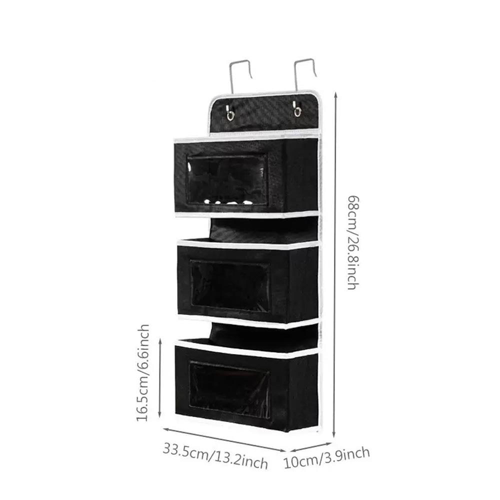 

Подвесная сумка для хранения за дверью - 3 или 5 слоев нетканого материала, большая вместимость для туалетных принадлежностей, полотенец, косметики в спальне L&1-5 Cells