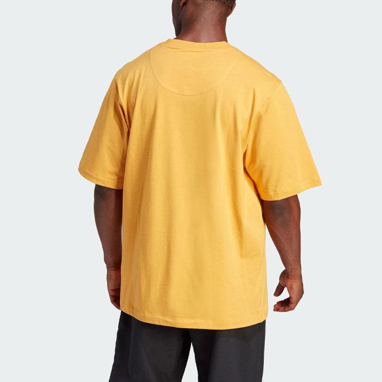 Adidas Real Madrid Lifestyle Tričko s vyšívaným logem Pánské Topy Žluté HY0627