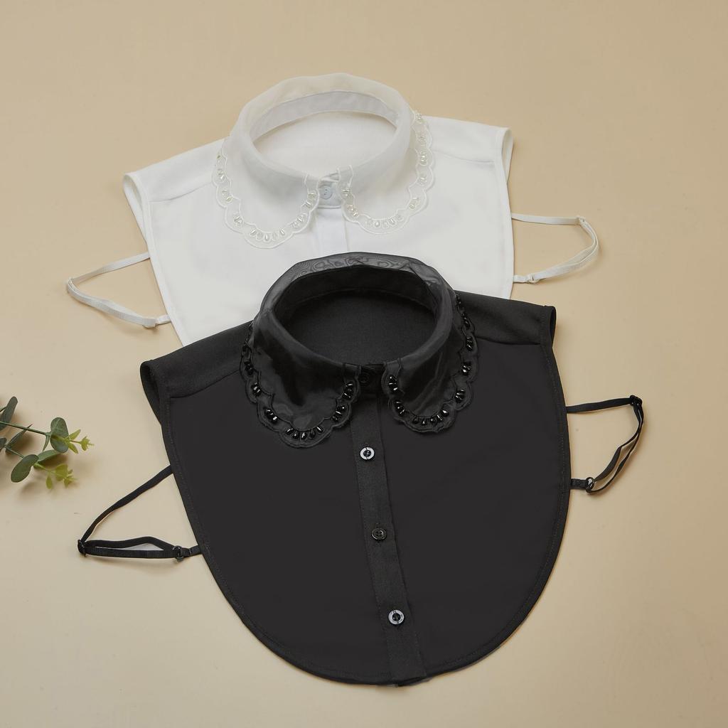 High-Quality Luxury Shirt Detachable Collar for Womens Neckwear Decorative Fake Collar Women's Shirt Collar for All Season