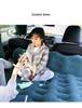 Universal Inflatable Car Bed - Rear Seat Flocking Sleep Pad with Cartoon Design