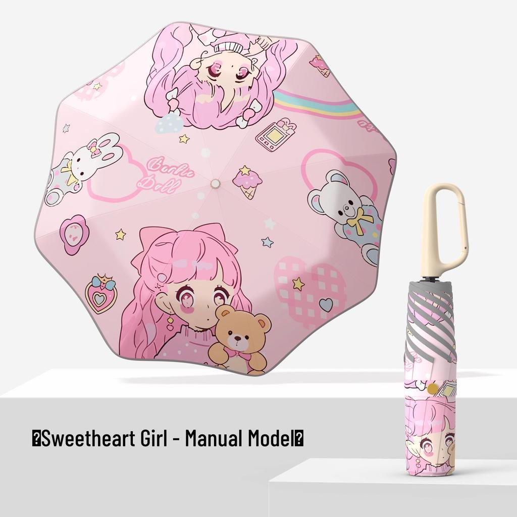 Bezpečný automatický deštník pro děti - Proti propíchnutí, zaoblené rohy pro školáky a školačky