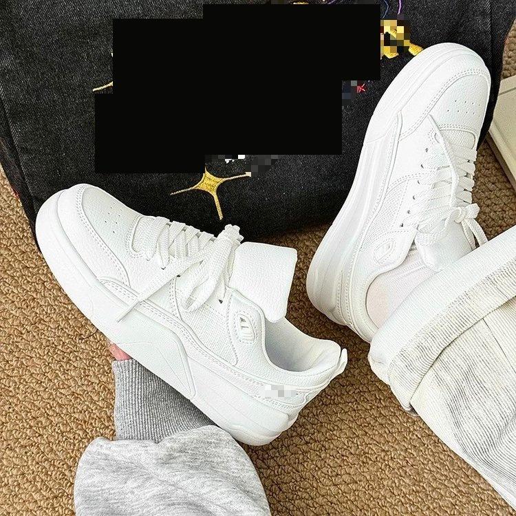 Sports and leisure running models, spring new Hong Kong style ins tide retro thick-soled low-top board shoes