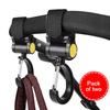 1/2Pcs Universal Outdoor Stroller Accessories 360 Degree Cart Organizer Storage Bag Hanger Baby Pram Hooks Rotate Hanging Bag