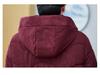 Elderly Women's Winter Cotton Coat with Detachable Hood - Loose Plus Size Warm Jacket for Mothers and Mother-in-Laws