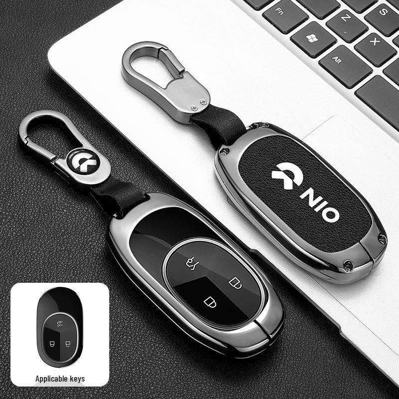 

Nio Key Case: 2022 ET5, ET7, ES6, ES8, EC7, Protective Shell with Snap Button for Women & Men
