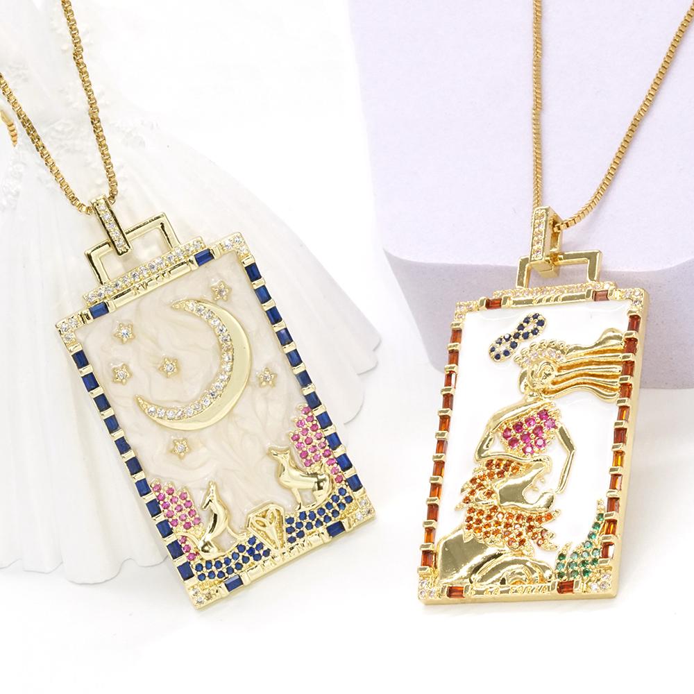 Fashion Style Custom Jewelry Gold Plated Designer Enamel Charms Pendant