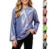 Girls Bright Print Long Sleeve Neck Performance Costume