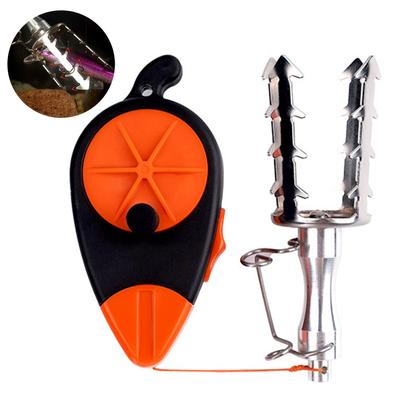 Stainless Steel Lure Retriever with 30m PE Line,Pull Force 132LB, Bait Gripper Stuck Fish Lures Seeker Bait Saver Fishing Tools