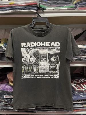 REPRINT Radiohead Rockband 90er Kurzarm T-Shirt klassisch