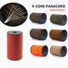 100M Outdoor 9-core Paracord DIY Braided Paracord Bracelet Mountaineering Camping Emergency Survival Rope