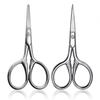 1Pcs Stainless Steel Small Makeup Grooming Scissors Eyebrows Fit For Manicure Nail Cuticle Beard And Mustache Trimmer Nose Hair Tool