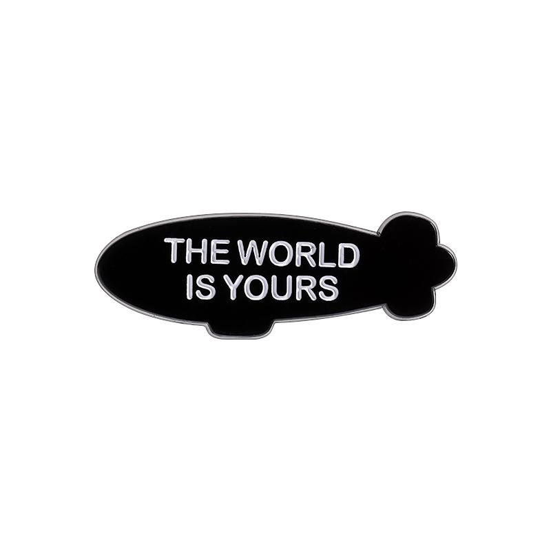 

Мир принадлежит тебе Дирижабль Ретро Мексиканский Металлический Значок Эмалевый Значок На Заказ Букет Роз Значок Клипса для Гольф-Кепки Бейсболки Подарок