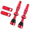 Tubeless Presta Valve Stem 60mm Lightweight Alloy Presta Valve Stem with Valve Core Remover Tool and Valve Stem Caps