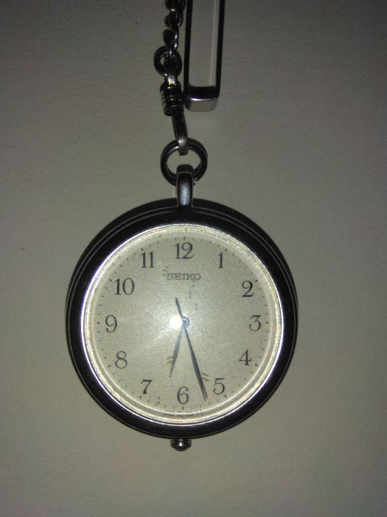 [USED] SEIKO pocket watch silver