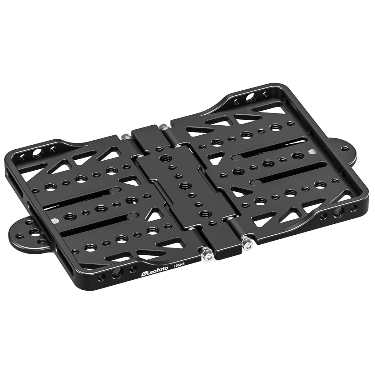 

Leofoto Folding Cheese Fits Thick and Thin Product 036976 FDM-05 Multi-Function Plate, Arca-Swiss Compatible, Screws, Aluminum, Code