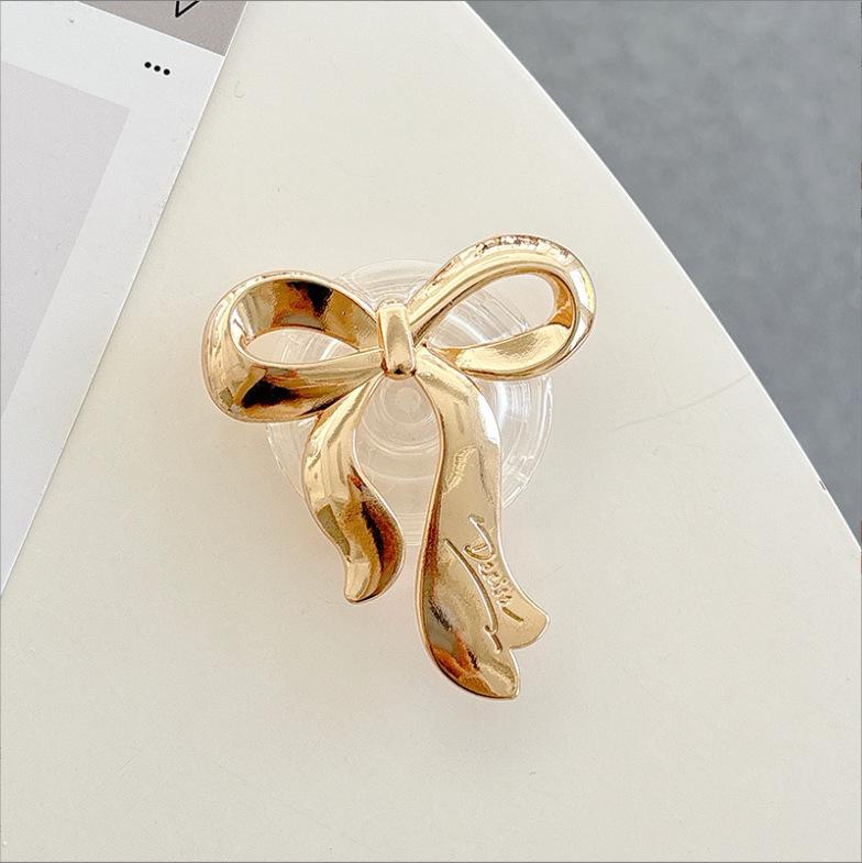 Korean Iridescent Bow Phone Holder & Desktop Stand