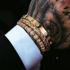 Fashion Gold Bracelet Men Titanium Steel Braided Mesh Woven Cuff Jewelry