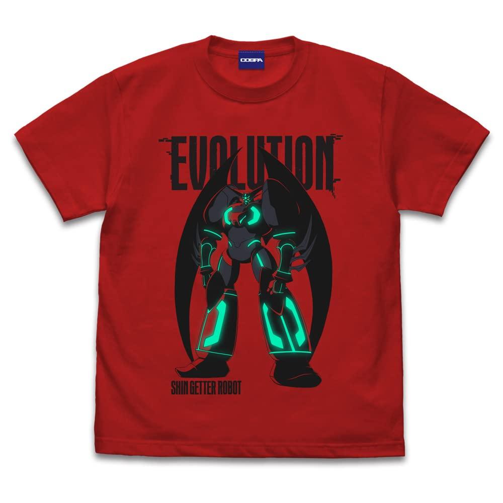 

COSPA Истинный Геттер Робо Последний день мира Истинный Геттер Робо КРАСНЫЙ размер L (Изменять!!) Футболка