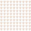 100 Pcs Heart Shaped Wooden Decoration Chips 3cm Size Wood Heart Cutouts  For Festival Decoration