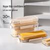 Food-Grade Large Capacity Noodle Storage Box with Handle and Seal
