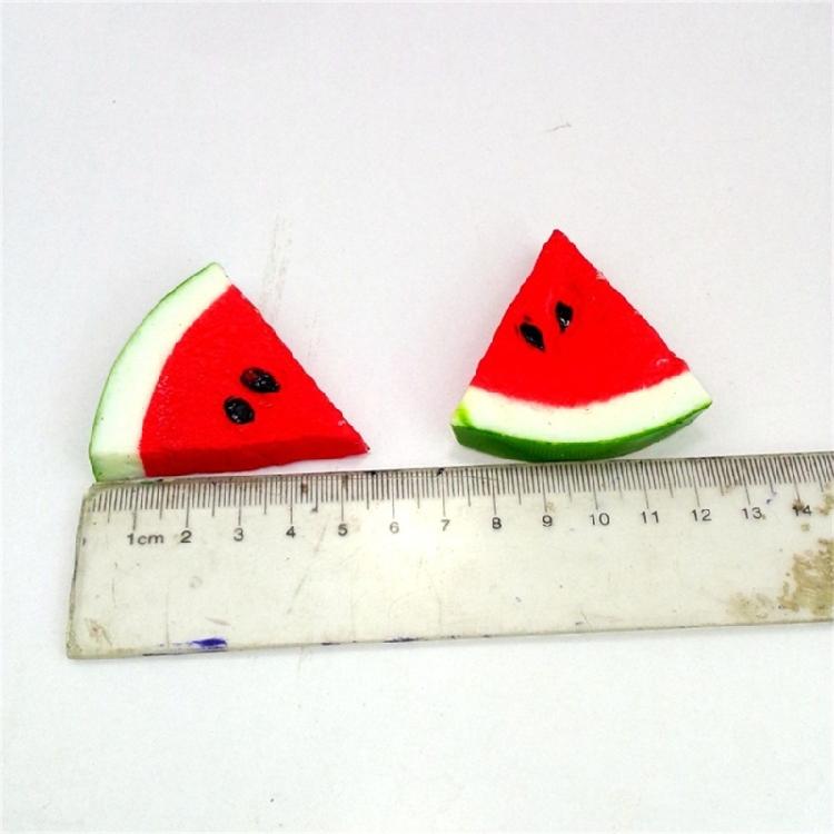 Pack Of 10 Sealant Artificial Greenmelon Slices Realistic Pretended Fruit Bedeck For Experiences Photography Displays