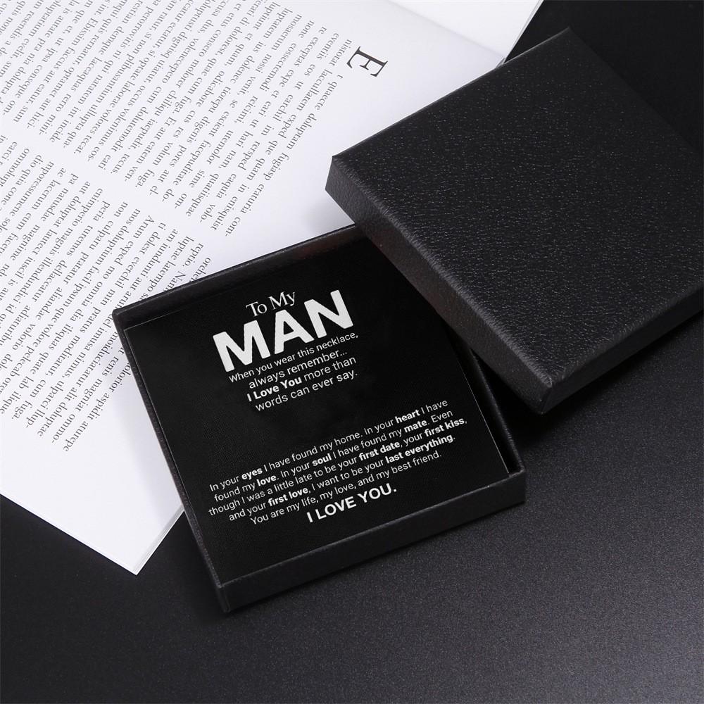 Infinity Bracelet Stainless Steel Personalized  Mens Braided Genuine Leather Bracelet Bar Engrave Name Charm Bracelets for Men