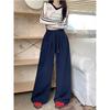 Southeast Asia Women's White Floor-Length Wide-Leg Casual Pants