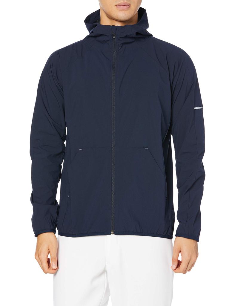 SSK Long Sleeve Full Zip Bonded Hoodie Navy Size O to Japanese size Men's BWP2001, (70), (equivalent 2L)