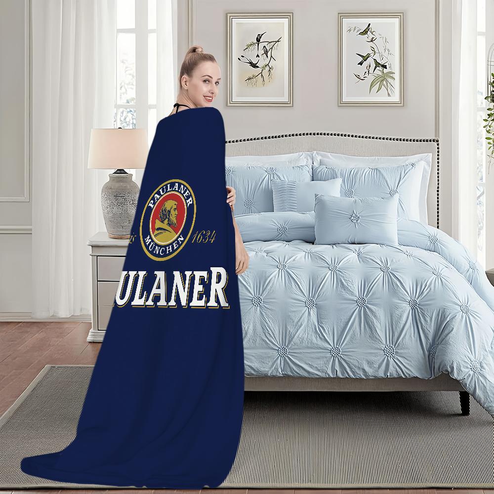 P-Paulaner München Decke für weiche Überwurfdecke für Picknick Bett Sofa Haus Schlafzimmer Gemütlich Warm Bequem