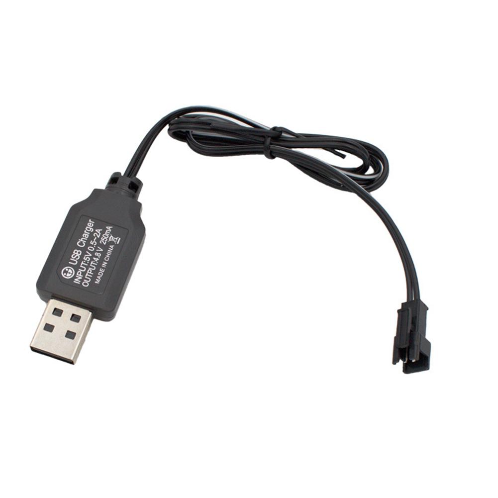 3.6v/4.8v 250ma Usb Charging Cable Sm Plug Cable For Remote Control Car Transforming Robot Lithium Battery Charger