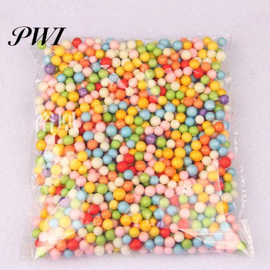 Palline di Perline Mini Sfuse Decorative per Artigianato Fai da Te in Polistirolo Multicolore
