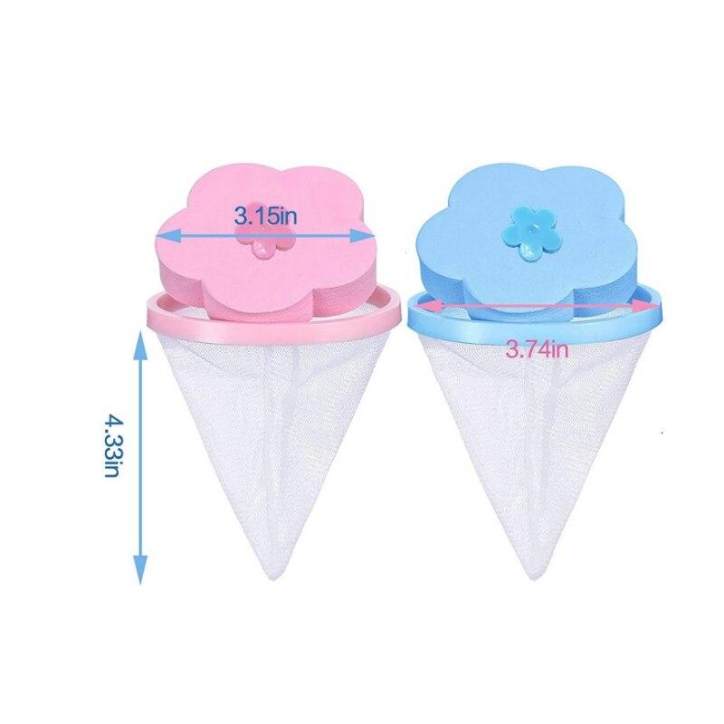 4Pack Washing Machine Floating Lint Mesh Bag Hair Filter Net Pouch, Floating Washing Machine Filter Washer Lint Trap