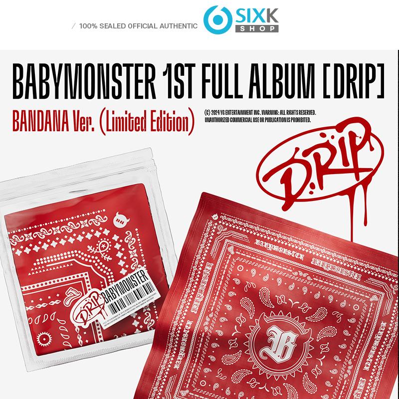 

BABYMONSTER 1ST Альбом [DRIP] BANDANA Ver. (Ограниченный выпуск)