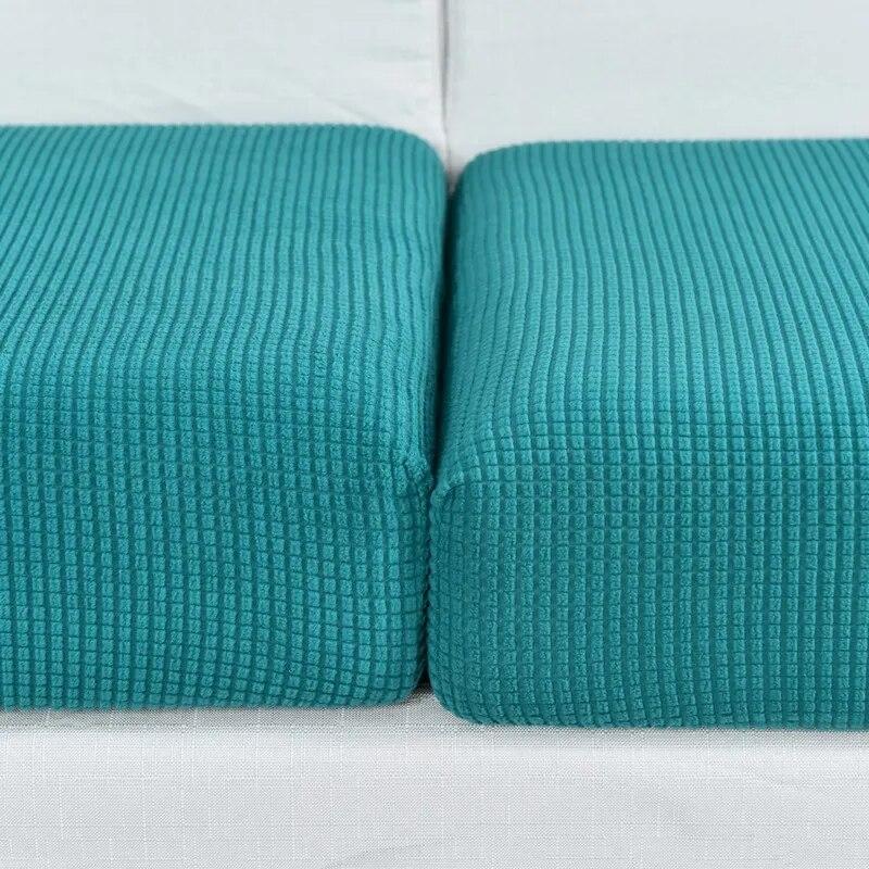 Funda de Cojín de Asiento de Sofá Funda de Silla Extraíble Jacquard Funda Elástica Lavable Protector de Muebles 1/2/3/4 Plazas