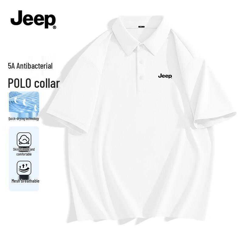 JEEP Men s Quick-Dry Polo Shirt M