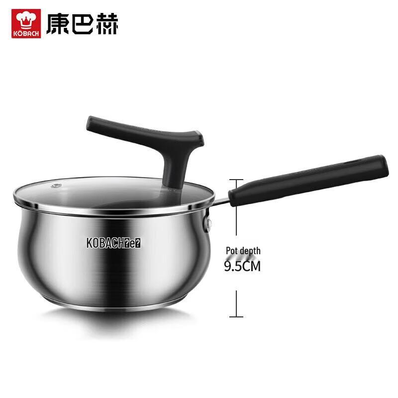 KABACH Happy Kitchen 18cm 304 Stainless Steel Multi-Use Pot